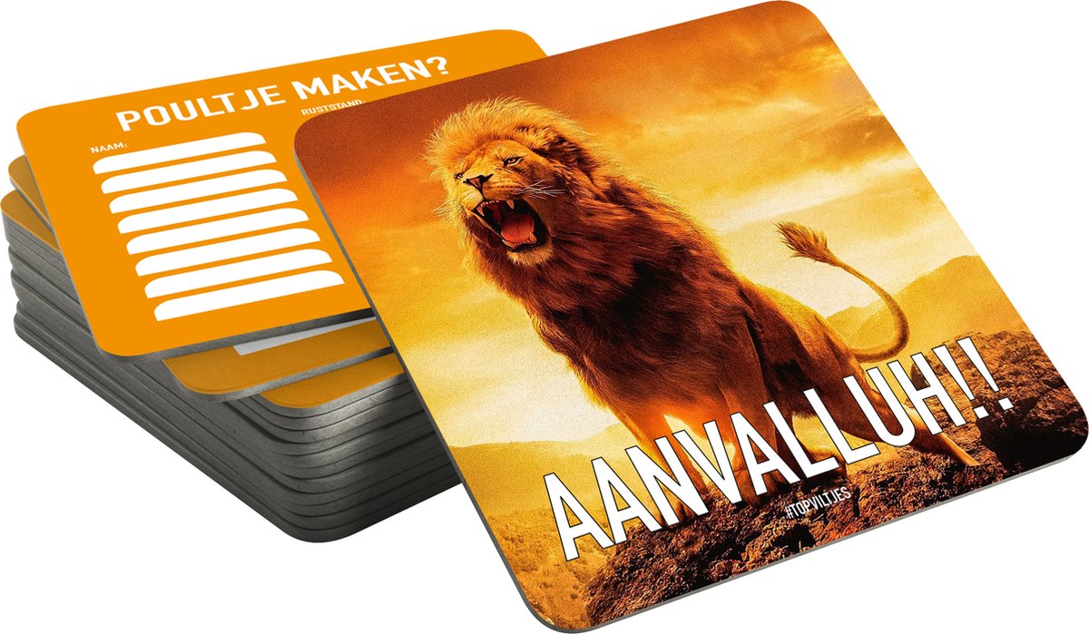 Bierviltjes Oranje | Voetbal EK / WK (20 stuks)